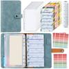 PU A6 Soft Budget Binder Planner Colorful Money Saving Envelope Financial Management