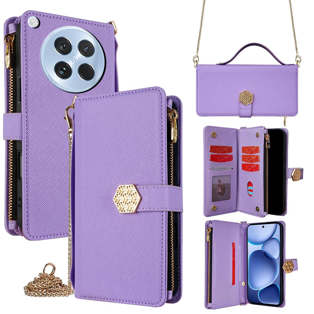 For Oppo Find X8s 5G Case Cross Texture PU Leather+TPU Wallet Phone Cover with Strap