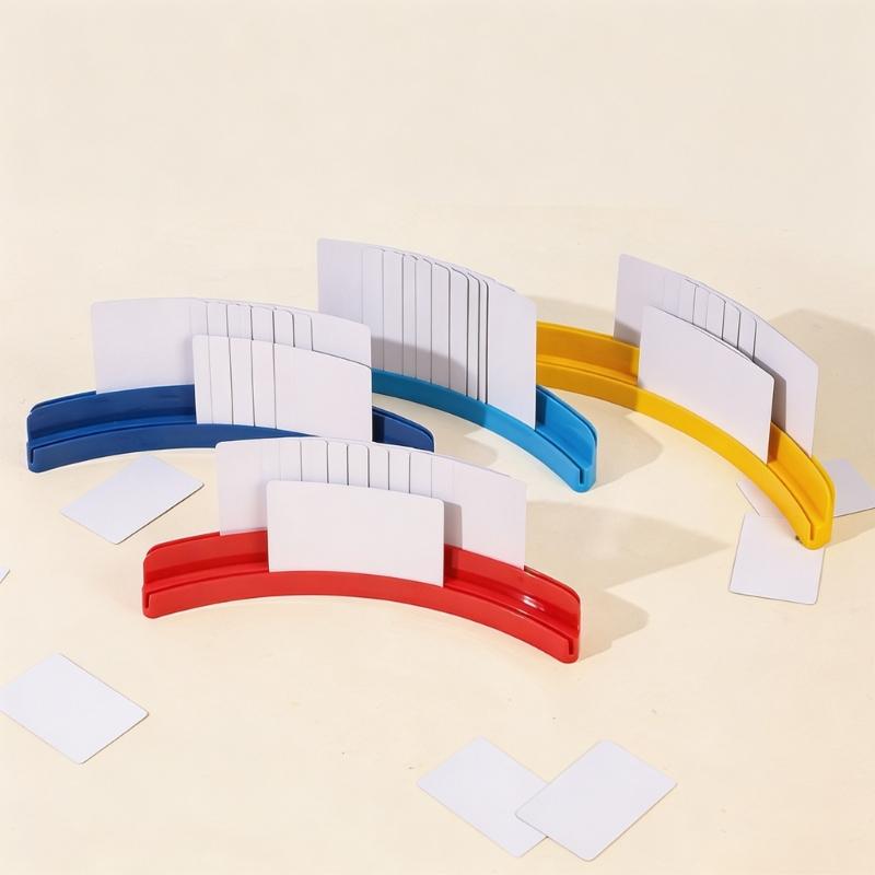 4Pcs Playing Card Holder Deck Stand Plastic Play Cards Holder Racks Organizers Display Holder for Seniors Adults