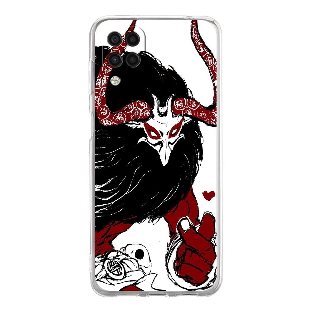 Genshin impact черно-белый чехол для телефона для Samsung A51 A71 A21S A12 A11 A31 A41 A01 A03S A13 A33 A73 A53 A52 A32 5G A23 Чехол