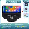 Для Ford Fiesta MK6 MK7 2009-2016 LHD RHD 12,3-дюймовая автомагнитола Android Мультимедийный видеоплеер GPS Беспроводной Carplay QLED-экран