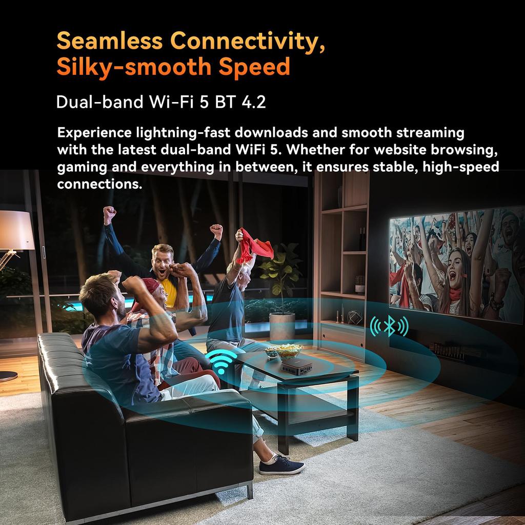 Blackview Мини-ПК 16 ГБ ОЗУ DDR4 512 ГБ SSD-накопитель 4K HDMI Выход MP20 3300U AMD Ryzen 3 Windows 11 Pro