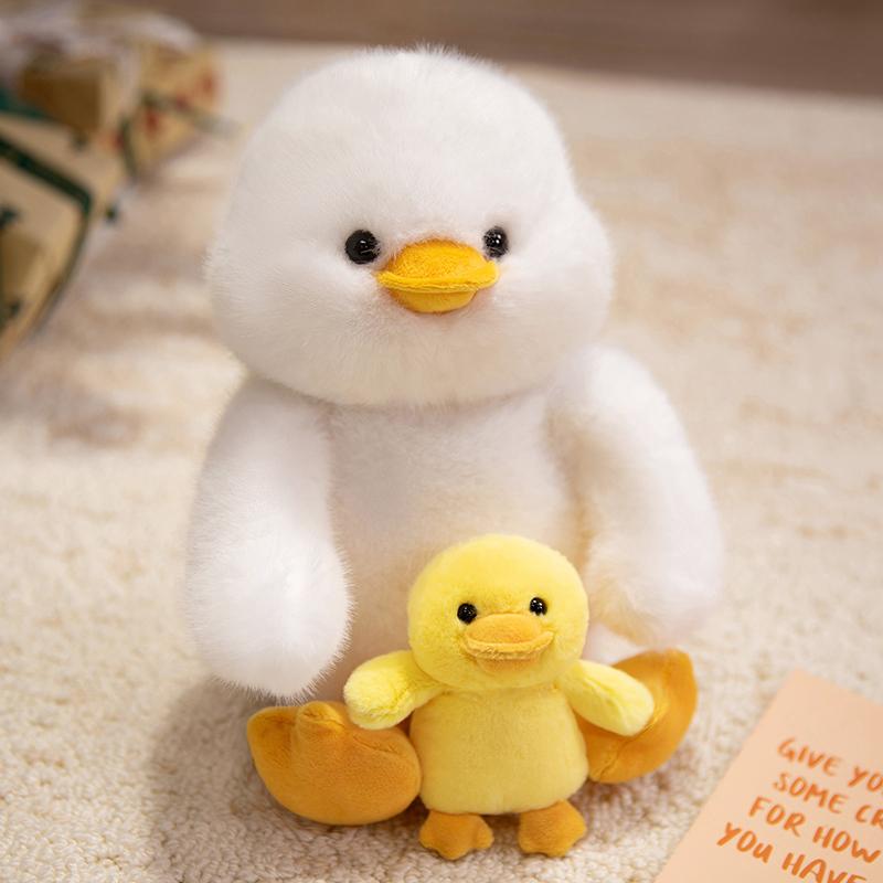 Cartoon Mother And Son Animal Plush Toy Soft Stuffed Duck Fox Rabbit Dog Bunny Puppy Cuddly Pillow Perfect Gift