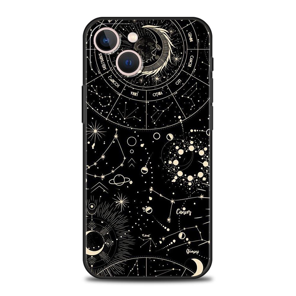 Подходит для чехла для мобильного телефона iPhone16, нового парного чехла для мобильного телефона Sun and Moon.