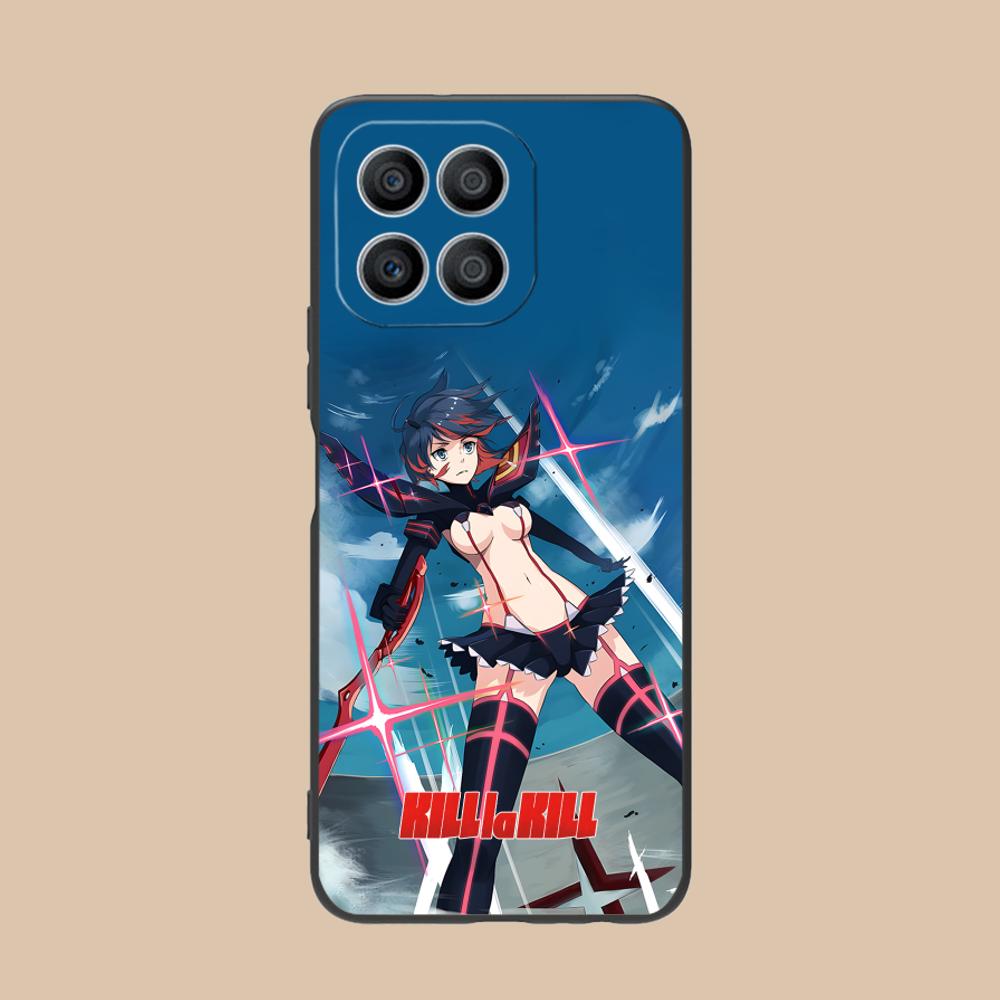 Чехол для телефона La Kill Ryuko Matoi для Honor 90 80 70 60 50 30 20 10 9 8 7 Pro S SE Lite 5G Черный Чехол для смартфона