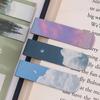 2Pcs Magnetic Bookmark Romantic Cloud Sky Landscape Simple & Literary Book Marker Clip for Book Lover Cute Book Paging Marker Magnet To Locate