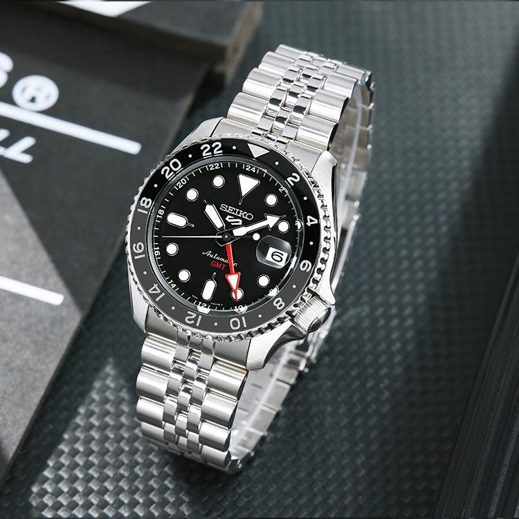 Seiko Классические консервы SEIKO5 Водонепроницаемость 100 м Механический механизм Стальной ремешок SSK001K1