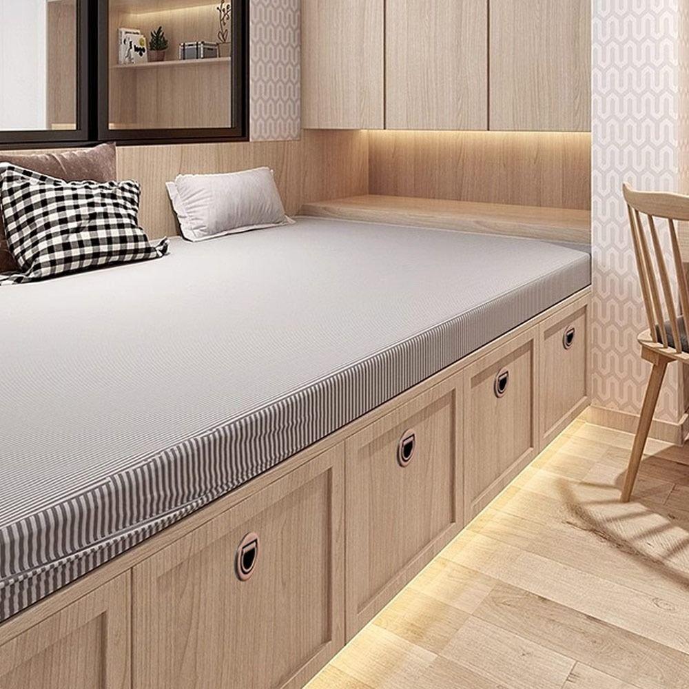 Flip Hidden Door Handles Stainless Steel Cabinet Handle Pull Modern Drawer Pulls Tatami