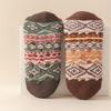 Ethnic Style Warm Socks Winter Home Floor Socks Thick Plush Men's Socks