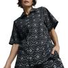 Puma SS24 НОВАЯ ПРЕП-РУБАШКА ТКАНАЯ С ПРИНТОМ AOP Мужская Черная 627953-01