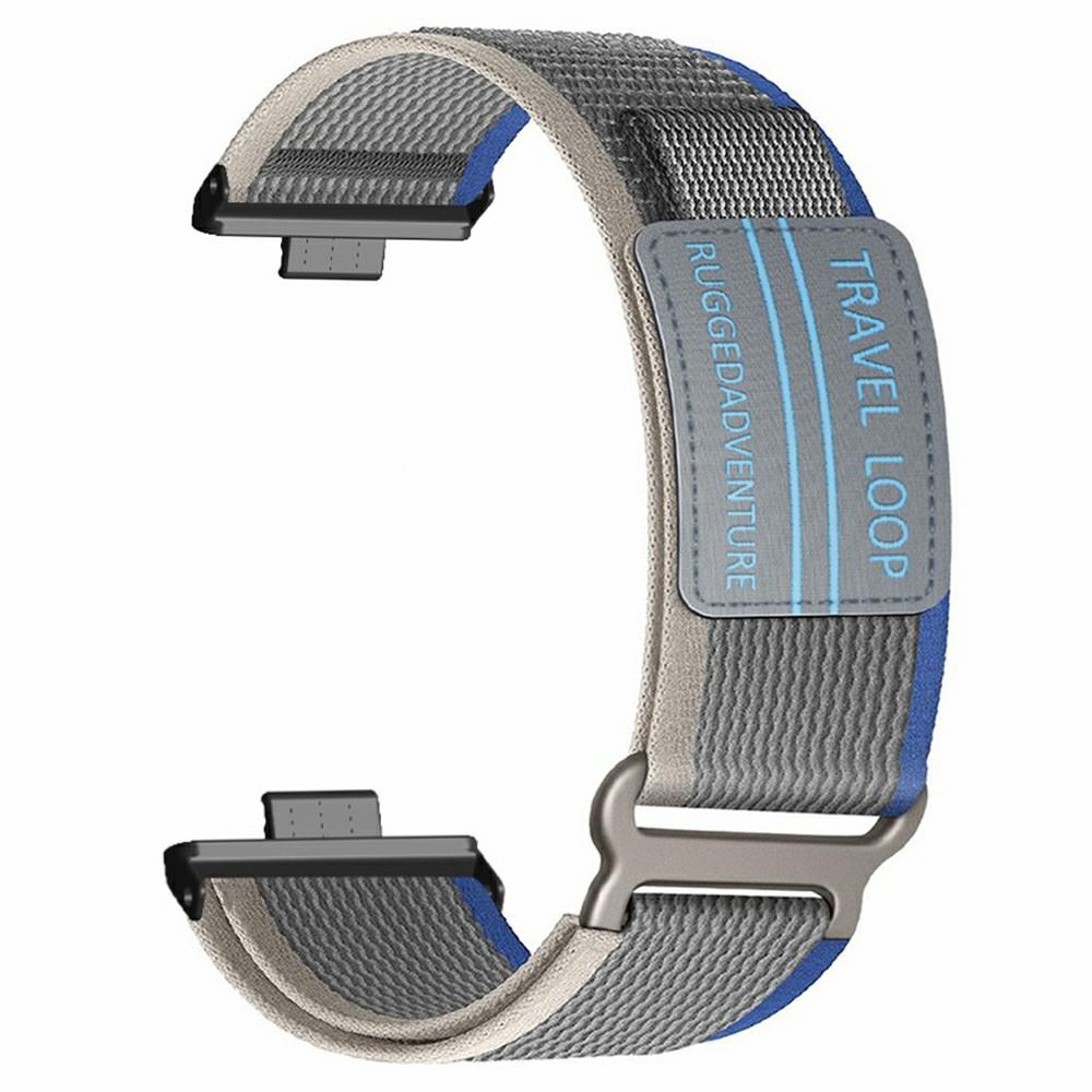 Нейлоновый ремешок для Huawei Watch Fit 4 Pro/Fit 4/Fit 3 на липучке, универсальный ремешок для часов с металлической пряжкой