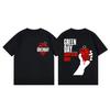 Футболка Green Day Inspired Tour 2026 Панк-рок Поп-музыка Короткий рукав Унисекс Женская Мода Повседневные Футболки Стритвир