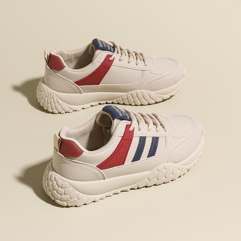 Женские ins в корейском стиле осенние кроссовки для папы женская обувь 2025 студенческие спортивные удобные на толстой подошве увеличивающие рост повседневные спортивные туфли