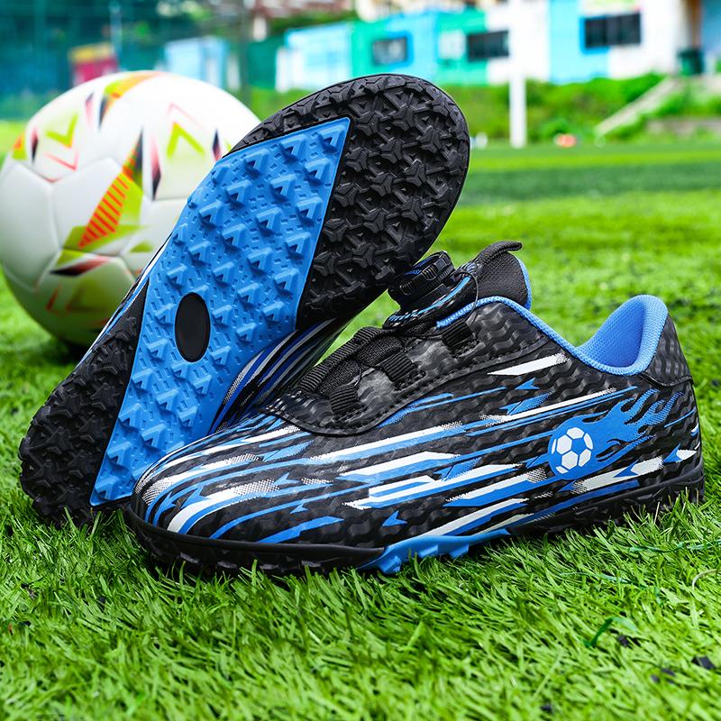 Новые Детские Футбольные Полевые Бутсы Мальчики Девочки Indoor Soccer Shoes Общество Футзал Нескользящие Профессиональные Быстрые Мужские Футбольные Шиповки Кроссовки