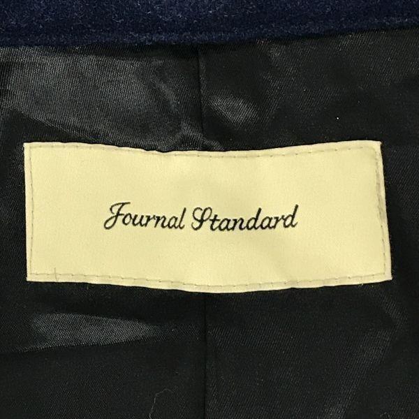 JOURNAL STANDARD Шерстяное короткое пальто [Мужское S/Темно-синее](ИСПОЛЬЗОВАЛ)