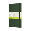 Moleskine Classic Notebook Soft Cover Plain Large Size Wide X 21cm Myrtle Green QP618K15 (13cm Long)