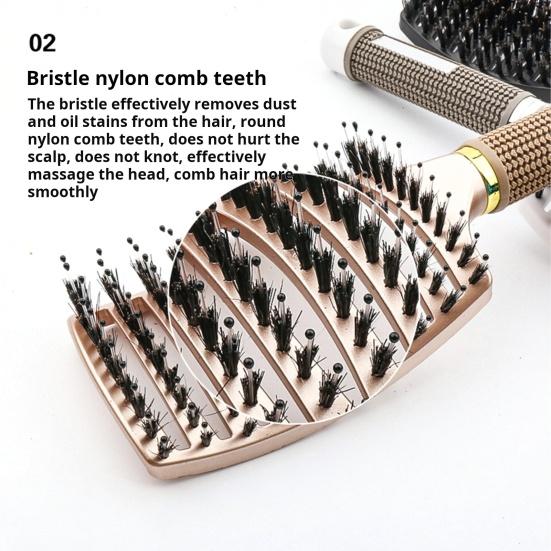 2 шт. вентилируемая щетка для волос портативная антистатическая тонкая густая вьющаяся длинная влажная сухая щетка для волос для женщин и девочек массаж кожи головы укладка волос распутывание расческа