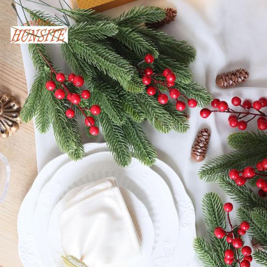 10/30 шт. имитация ягод многоразовые яркие цветные красные ягоды рождественские украшения