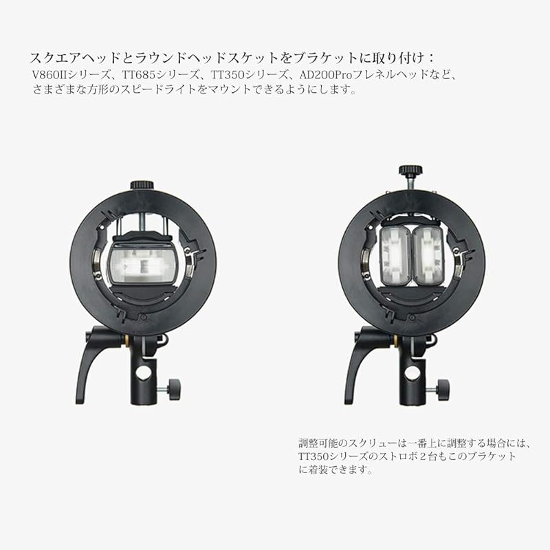 [Авторизованный агент Godox] Держатель кронштейна Godox S2, крепление Bowens 80*80 см, набор софтбоксов Godx AD200 AD200pro AD400pro, вспышка V1 и V860II V850II TT685