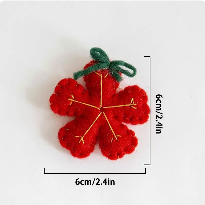 Шерстяной войлок Рождественская елка Леденец Звезда Носки Украшения Сделай сам Рождественская елка Подвесное украшение Ремесло Новогодняя вечеринка Рождественские подарки