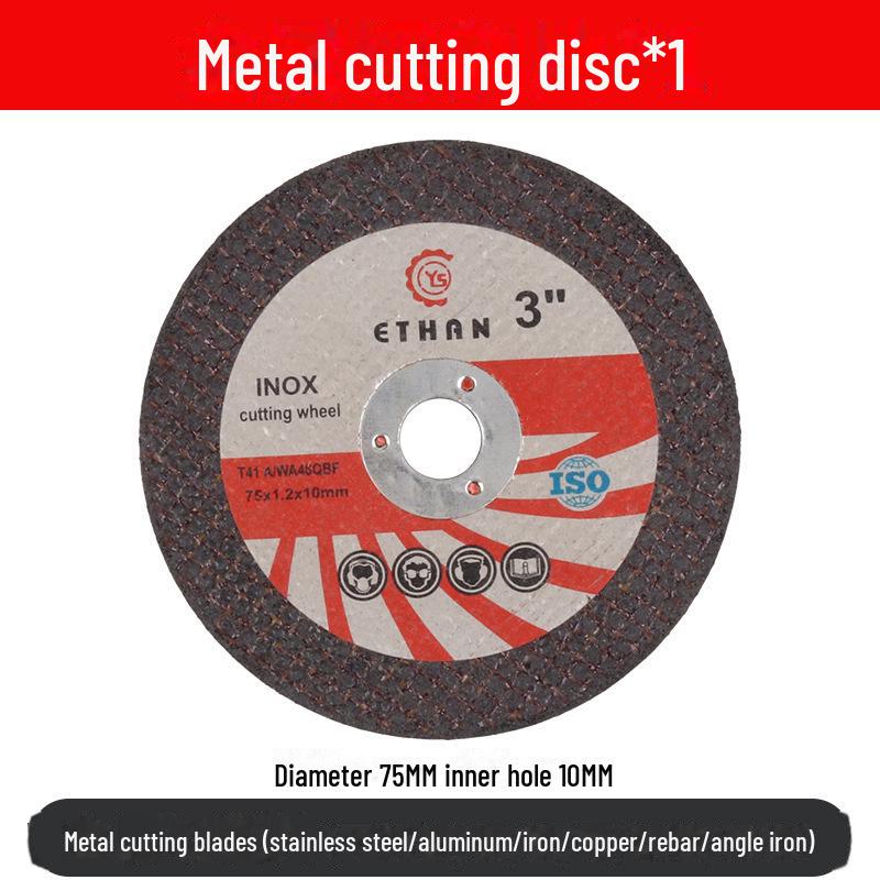 Мини-лезвие для угловой шлифовальной машины 3 дюйма - отрезной диск 75 мм для дерева, металла и плитки, внутреннее отверстие 10 мм