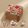 Винтажная кожаная мини-шкатулка для хранения украшений, разноцветный органайзер для колец, сережек, ожерелий, подарки для женщин