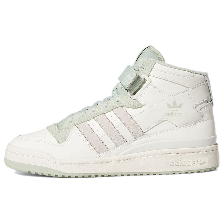 Adidas Originals Forum Mid Leather Sneakers Unisex Sneakers Beige H01944