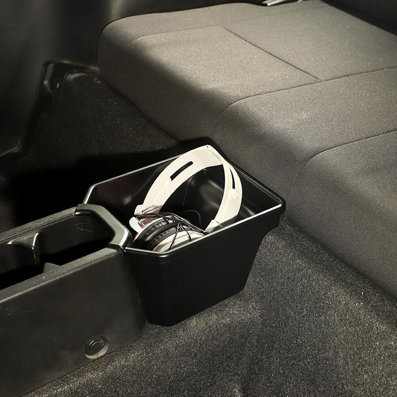 Rear Seat Storage Box Organizer For Suzuki Jimny 2019 2020 2021 2022 2023 Up Car Stowing Tidying Container Accessories, ABS