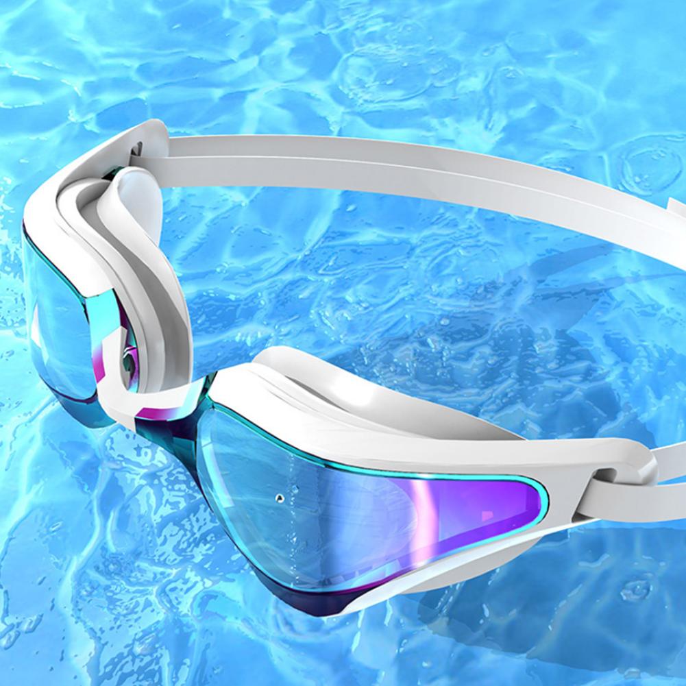 Professional Swim Glasses Adjustable Swim Pool Eyewear UV Protection Wide View Swim Goggles No Leaking for Swimmers