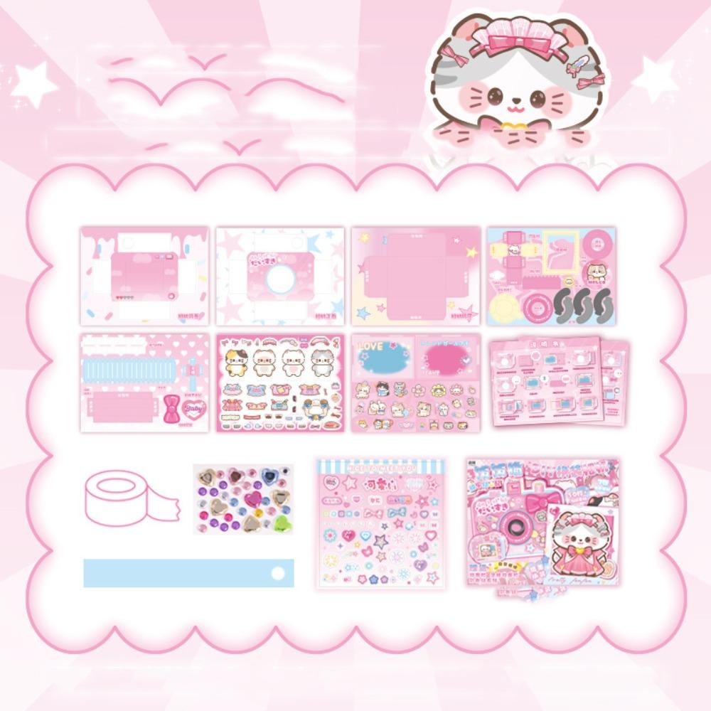 New Design Handmade Diy Toys Crop Free Sticker Games Quiet Book DIY Dress up Toy  Educational Toy