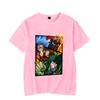 Hot Anime Deku Bakugou Katsuki Todoroki Shoto Print T-Shirt Women Men Loose Short Sleeve Round Neck Top Unisex Casual Shirt Tee
