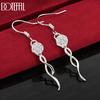 Серьги из стерлингового серебра 925 пробы с круглыми цирконами AAA Модные Подарочные Украшения