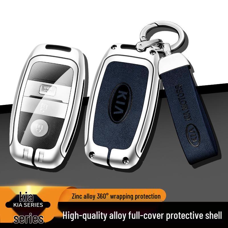 Чехол для ключа Kia подходит для моделей KX3, Arro, K3, Sportage, K5, KX5, KX-Cross, Yipao - Защитная пряжка в комплекте