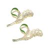 New Wheat Ear Flower Metal Hair Clip Elegant Golden Flower Hair Claw Crab Claw Clip Barrette Women Girl Fashion Hair Accessories