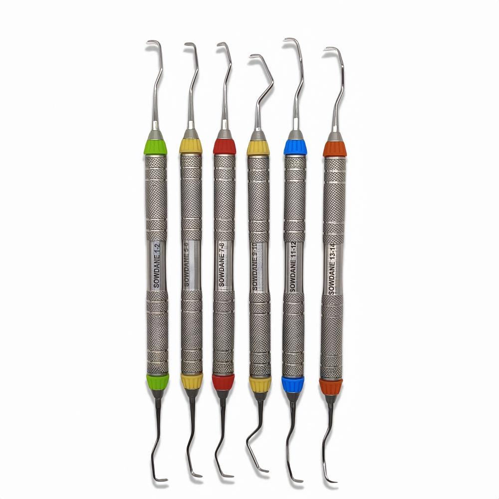 1 шт. Высококачественные стоматологические кюретки Грейси Пародонтальный скейлер Нержавеющая сталь Пародонтальные костные кюретки Перио