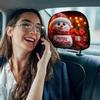 2pcs Universal Christmas Car Headrest Cover  Ideal for Road Trips, Pickin