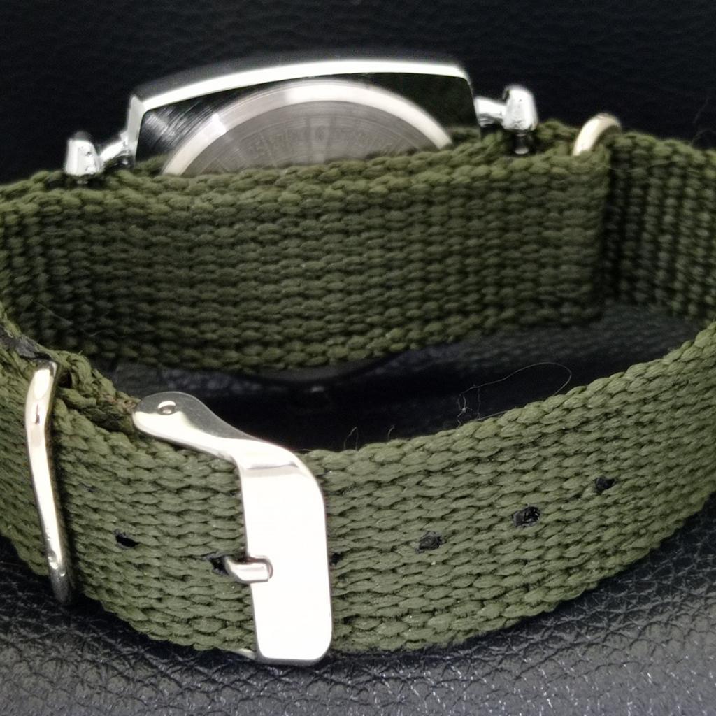 ШВЕЙЦАРСКИЕ МУЖСКИЕ ВИНТАЖНЫЕ ЧАСЫ С РУЧНЫМ ЗАВОДОМ "ПОКЕР ФЕЙС" РЕСТАВРИРОВАННЫЕ МОРСКОЙ ЗЕЛЕНЫЙ a700939-5