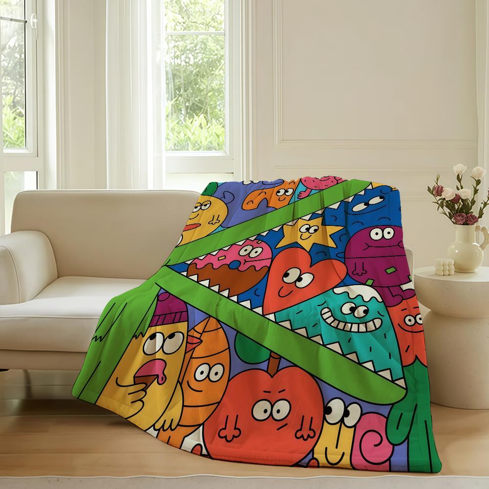 Fashion print N Nina D Dzyvulska Blanket For Sofa Office Bed Plane Travel Sleep Read Relax Camping Soft And Warm
