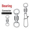 Enhanced Safety Pin Swivel for Sea Fishing: Quick-Snap Figure 8 Ring Tackle