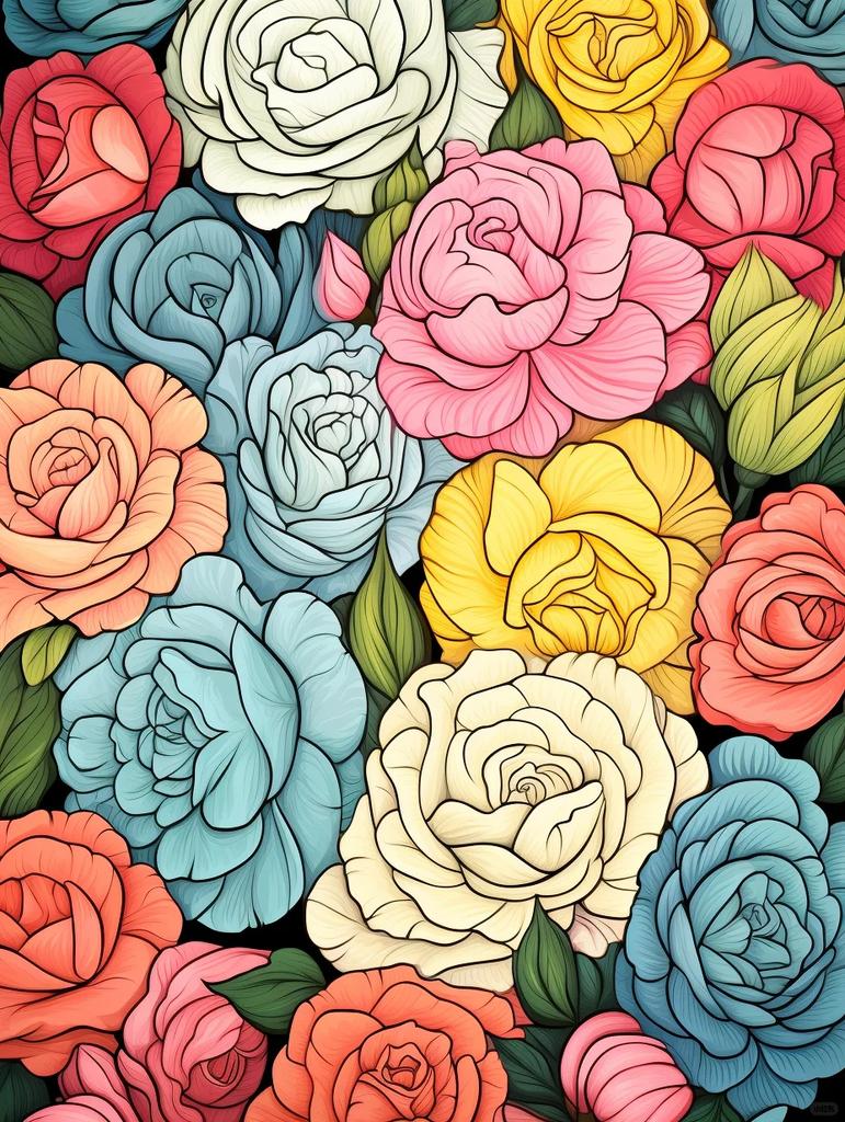 5D DIY Алмазная картина Пион Красочные цветы Стразы Картина Вышивка Гибискус Наборы Художественная мозаика Украшение дома