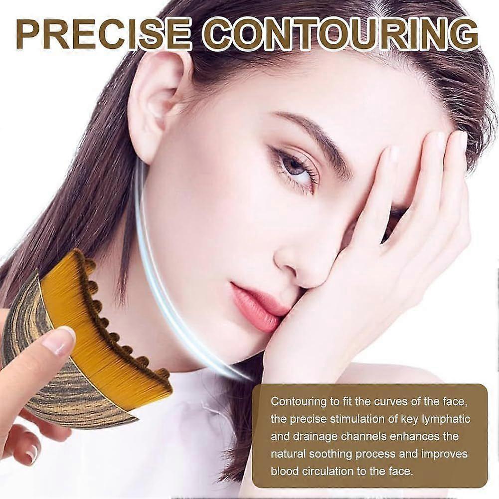 2025 Latest Model Lymphatic Contour Face Brush, Lymphatic Drainage Massager
