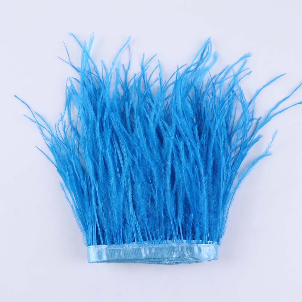 Перо 6-18 см Натуральное Белое Черное Страусиные Перья Отделка для Свадебного Платья Аксессуары для Одежды Декор Вечерин Перо Бахрома