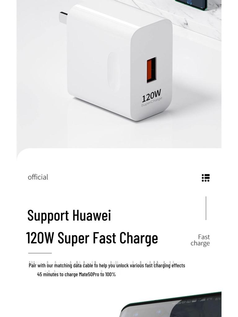 Сверхбыстрый зарядный кабель 6A для Honor и Huawei, Type-C 66 Вт