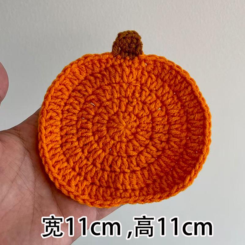 Готовый продукт новый милый стиль инс маленький цветочный подстаканник подставка под тарелку теплоизоляционная подставка ручная работа шерсть вязание крючком