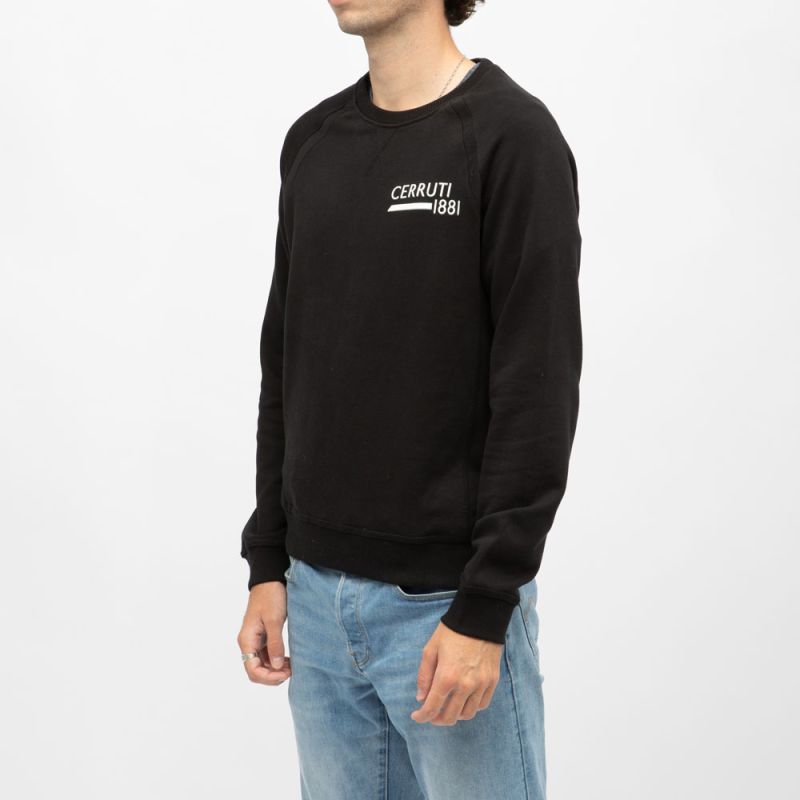 Свитшот с длинными рукавами и круглым вырезом с принтом логотипа coda Мужской CERRUTI