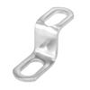 Motoforti Motorcycle Exhaust Pipe Bracket Z Muffler Mounting Clamp Stainless Steel Silver Tone 20mm