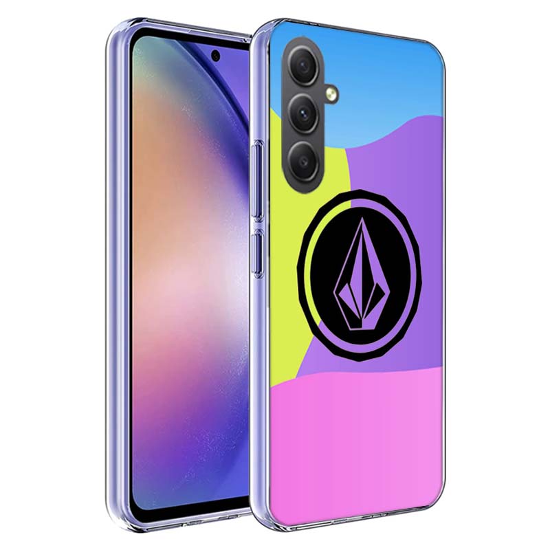 Volcom Logo Phone Case for Samsung A17 A37 A57 A07 A16 A26 A36 A56 A06 A02S A12 A22 A32 A52S A04S A14 A24 A34 A54 A03 A13 A33 A5