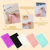 70 Pcs Keyboard Sticker for Long Nails Universal Nail Art Keyboard Bubbles Self-Adhesive Silicone Typing Keycaps for Office Girls Gaming