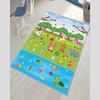 Miru Home Digital Print Washable Non-Slip Dot Base Living Room,Children and Baby Carpet Mcb-24