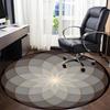 1pc Flower MandalaChair Carpet for Office, Indoor Non-Slip Washable Polyester Fiber Carpet, Mat For Office, Machine Washable